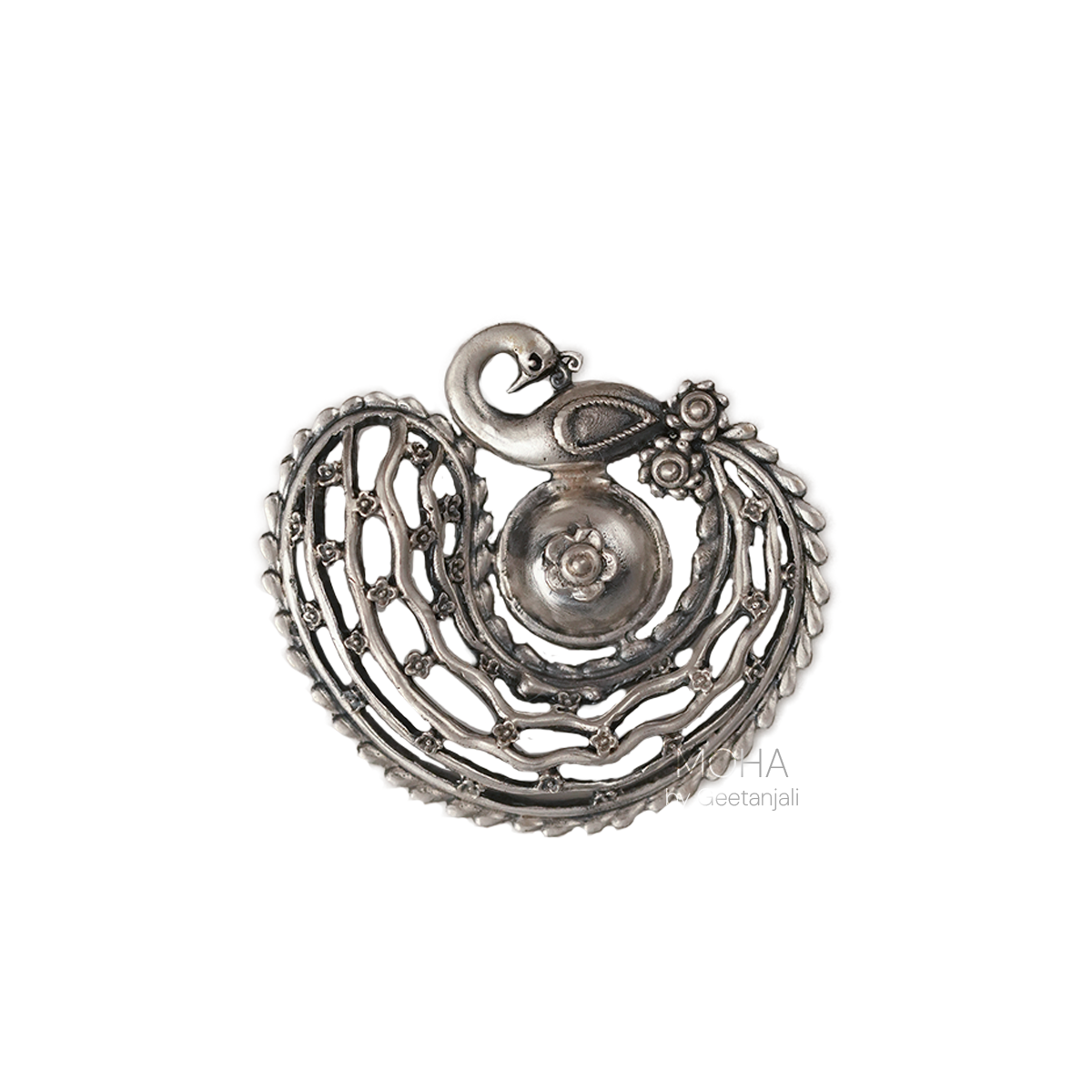 Kalapi Silver Pendant by Moha (Only Pendant)