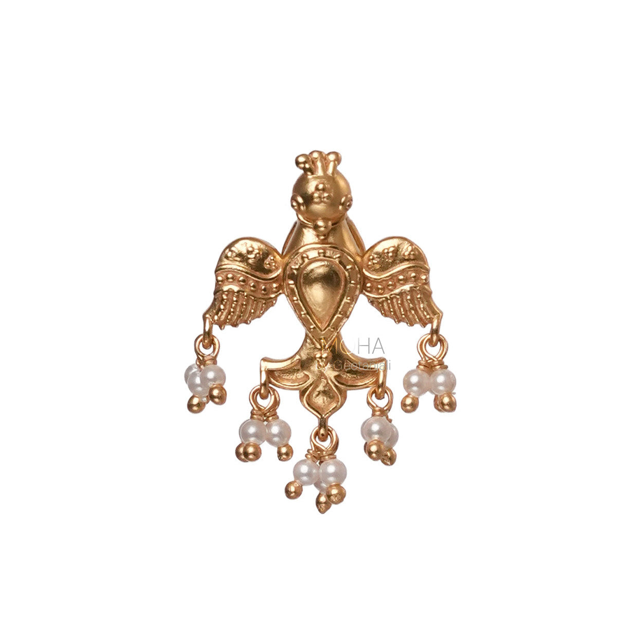 Kalindi Silver Pendant Gold Plated by MOHA (Only Pendant)