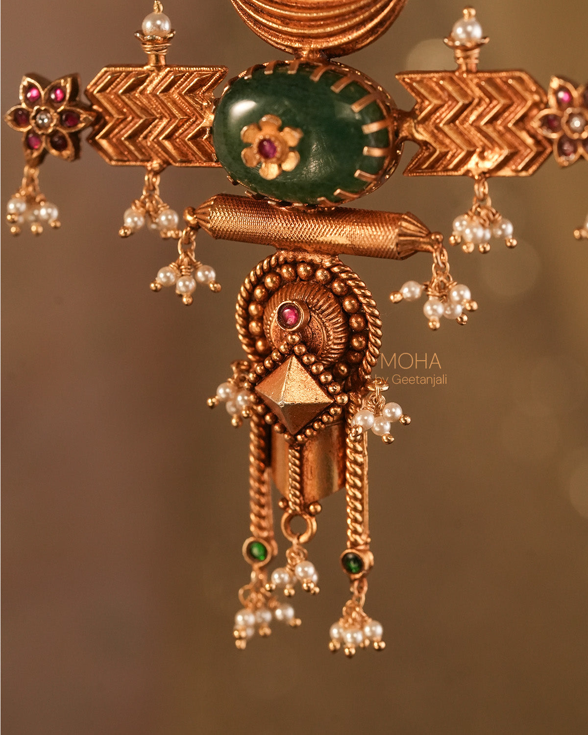 Kanakmayuri Silver Necklace by MOHA