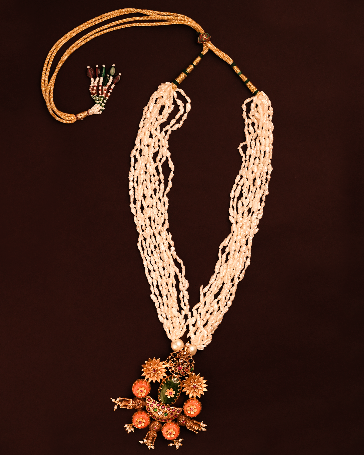 Kanakratna Silver Necklace By MOHA