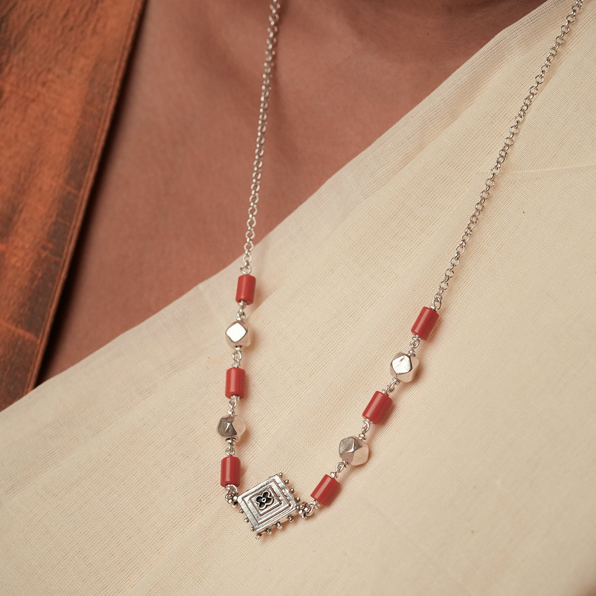 Kashi Taali Silver Chain By MOHA