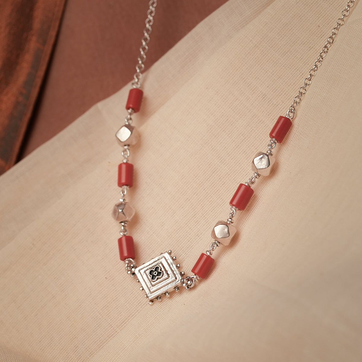 Kashi Taali Silver Chain By MOHA