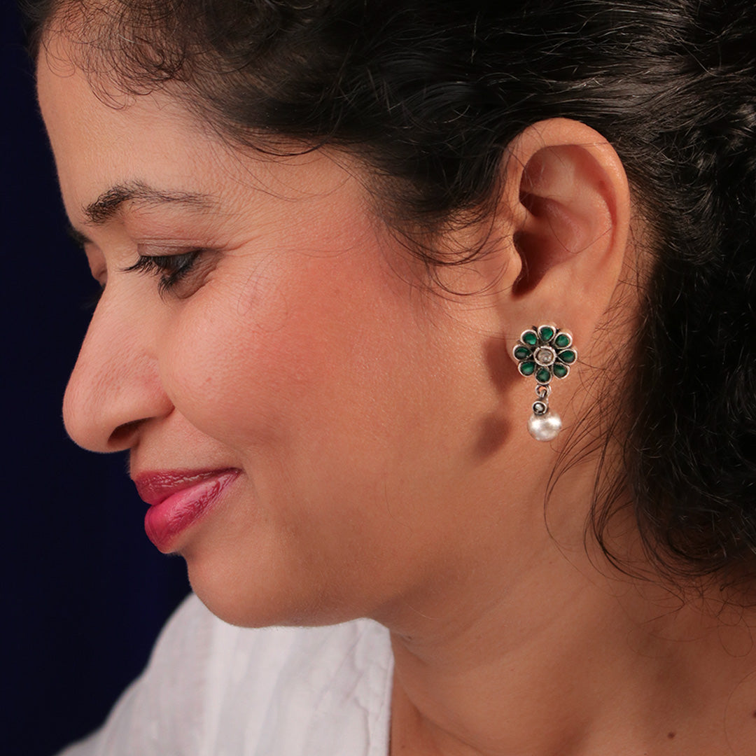 Meher Silver Earrings By MOHA