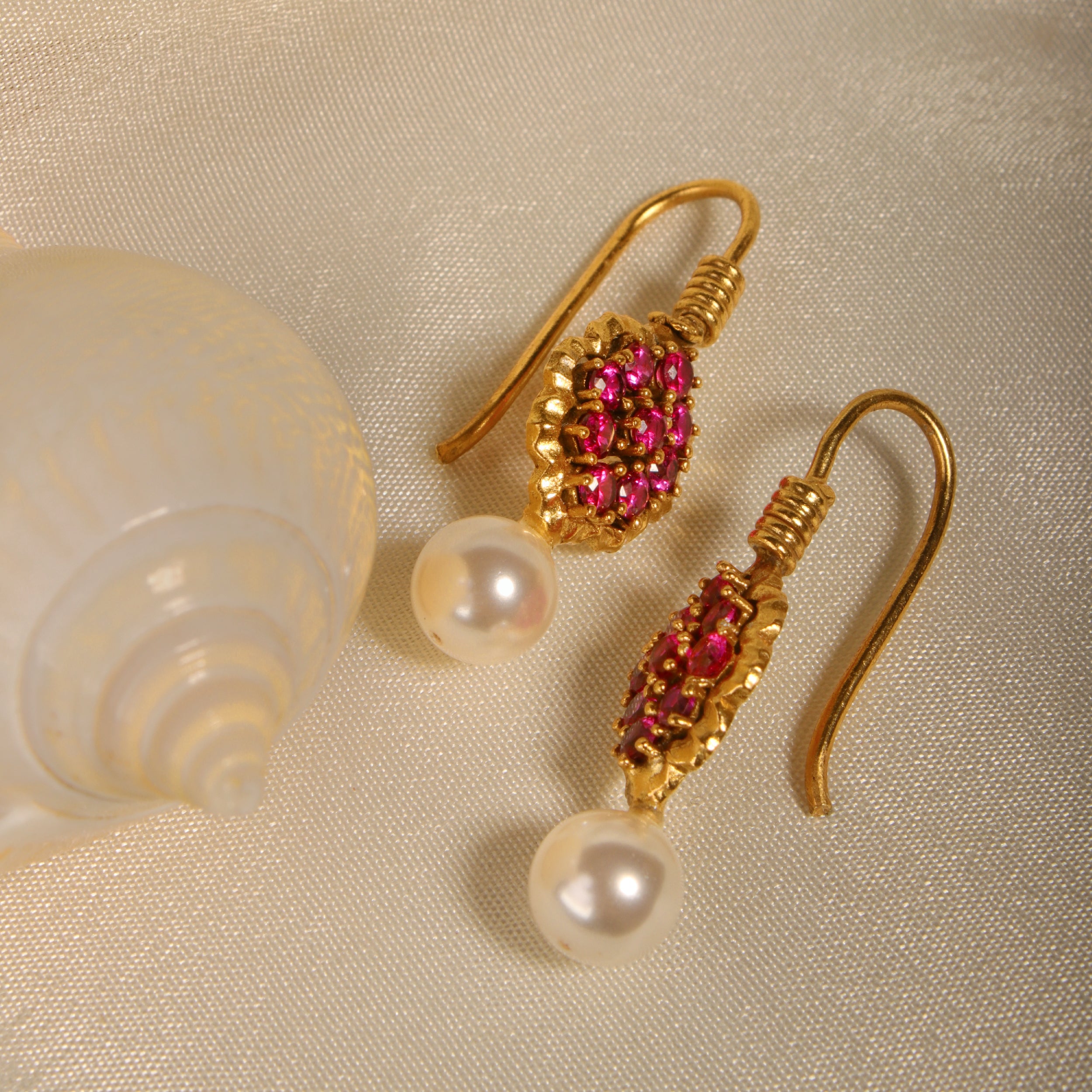 kusum silver earrings by moha