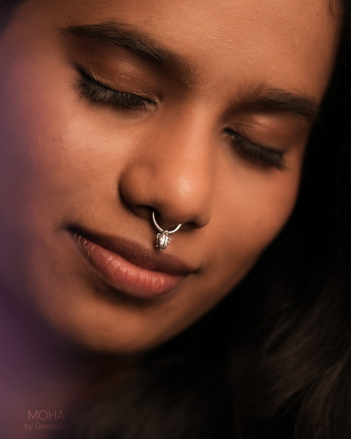 Ladybug Silver Septum by MOHA