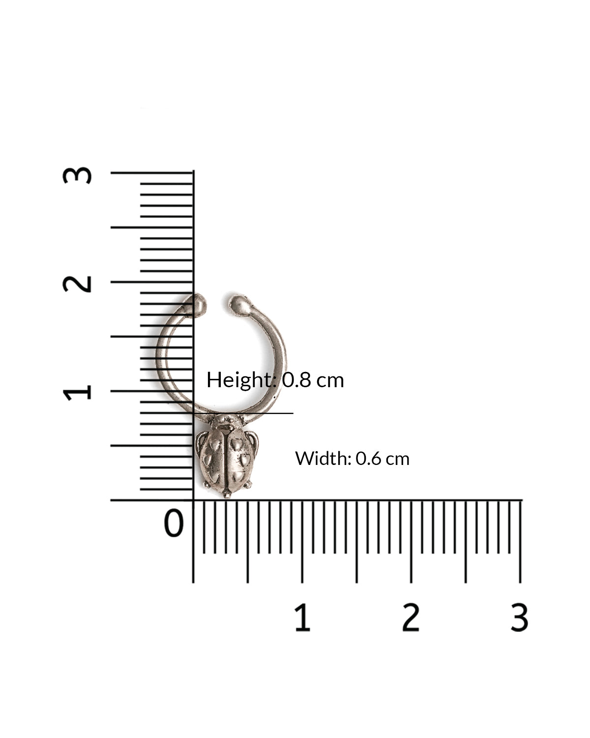 Ladybug Silver Septum by MOHA