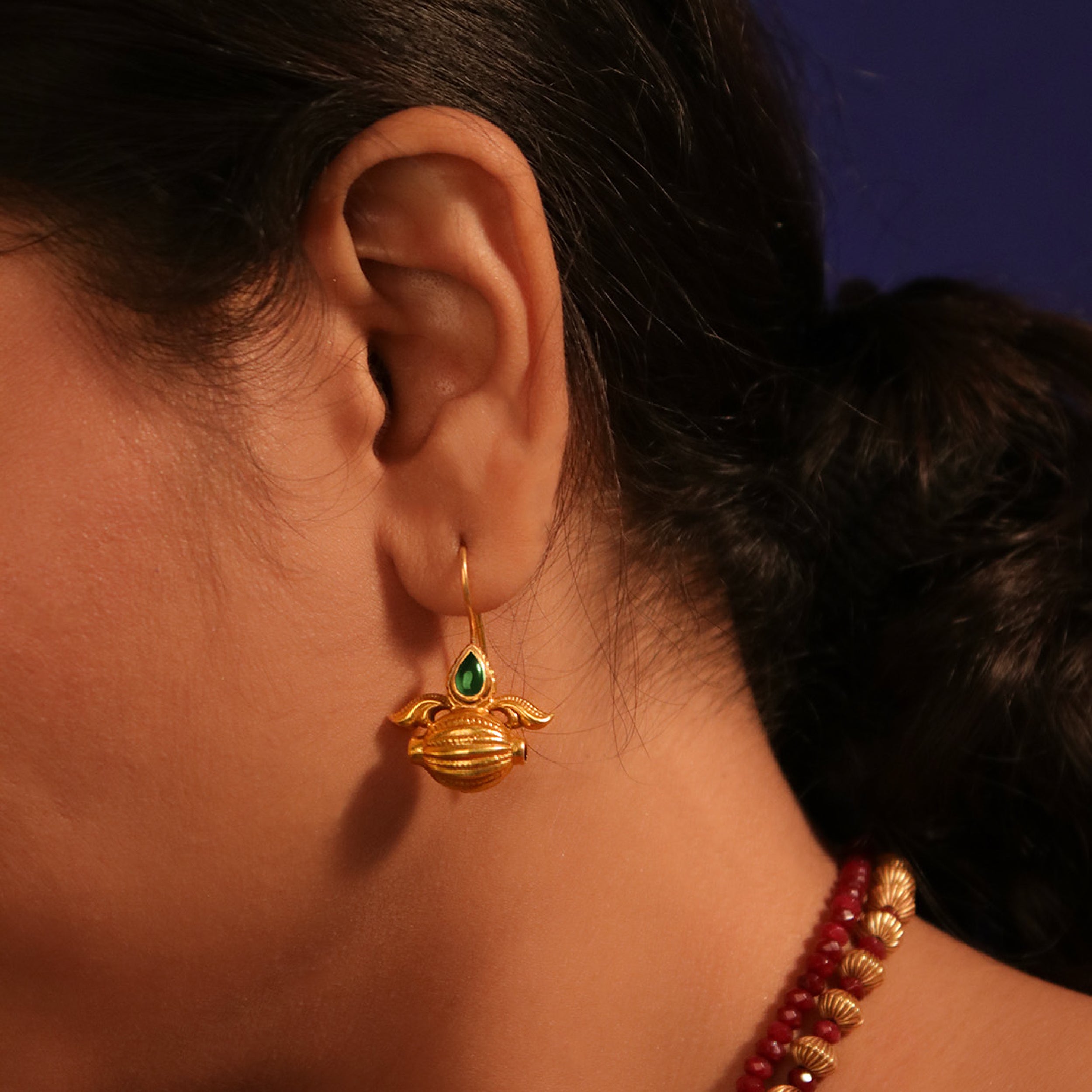 Manjari Silver Earrings By MOHA