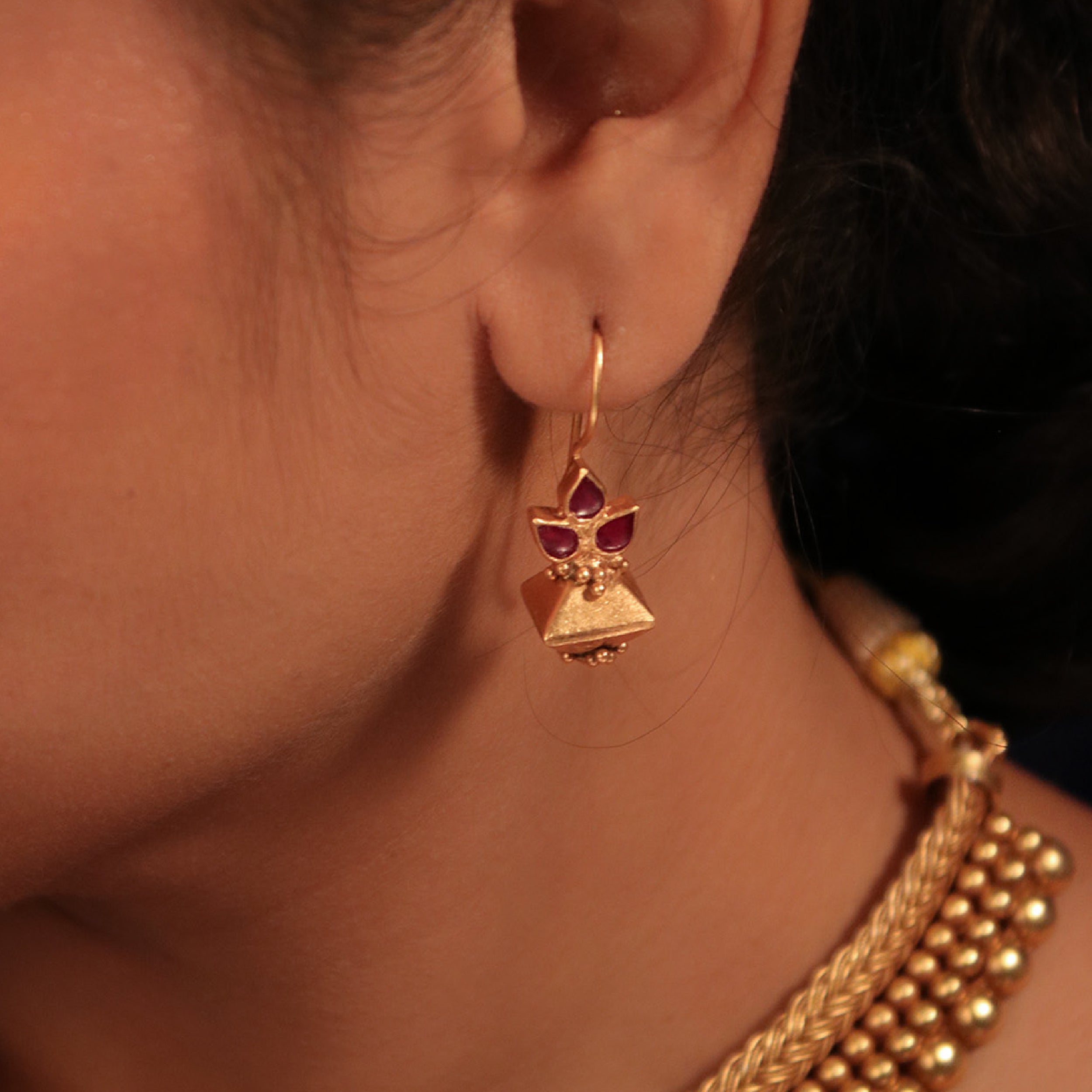 Agni Silver Earring By MOHA