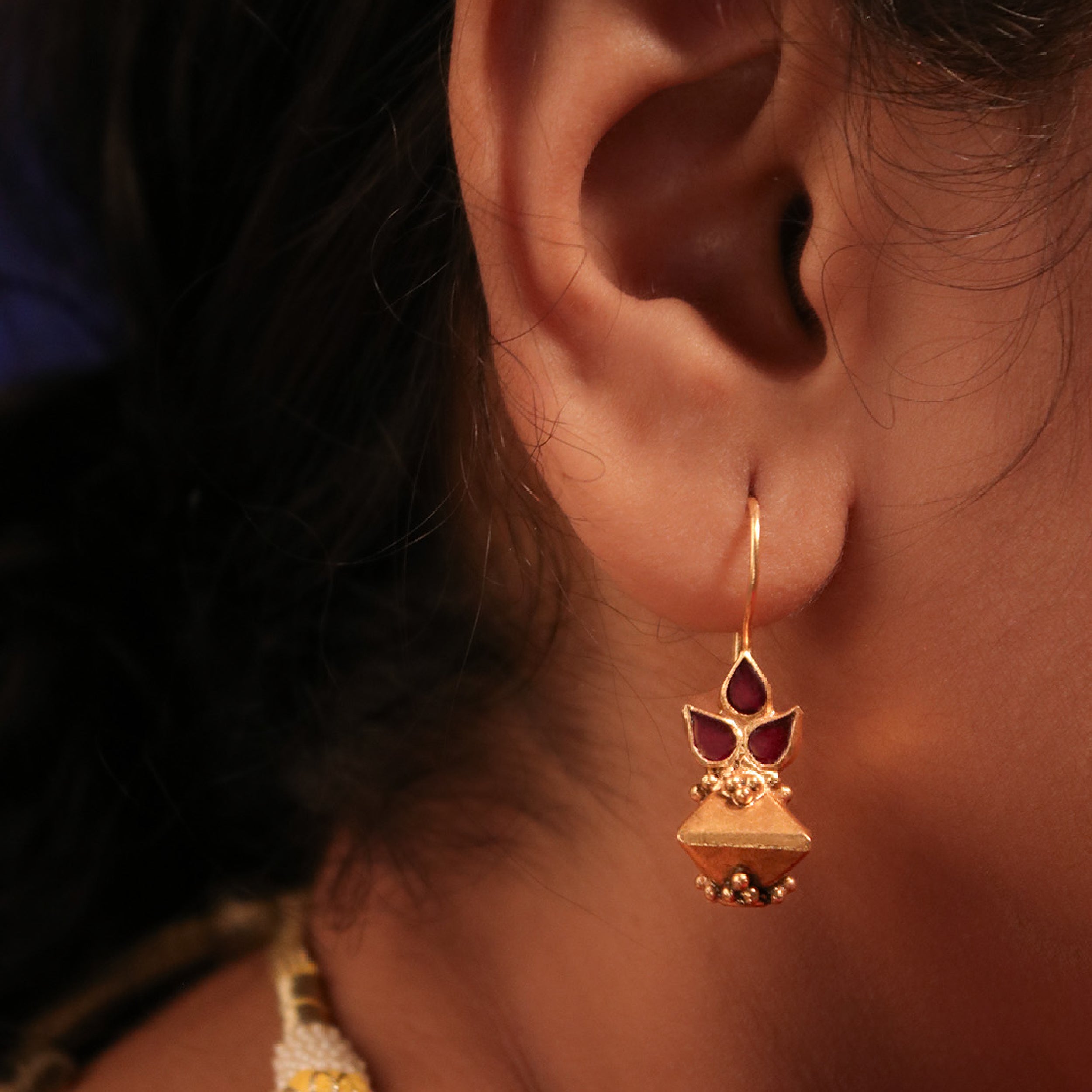 Agni Silver Earring By MOHA