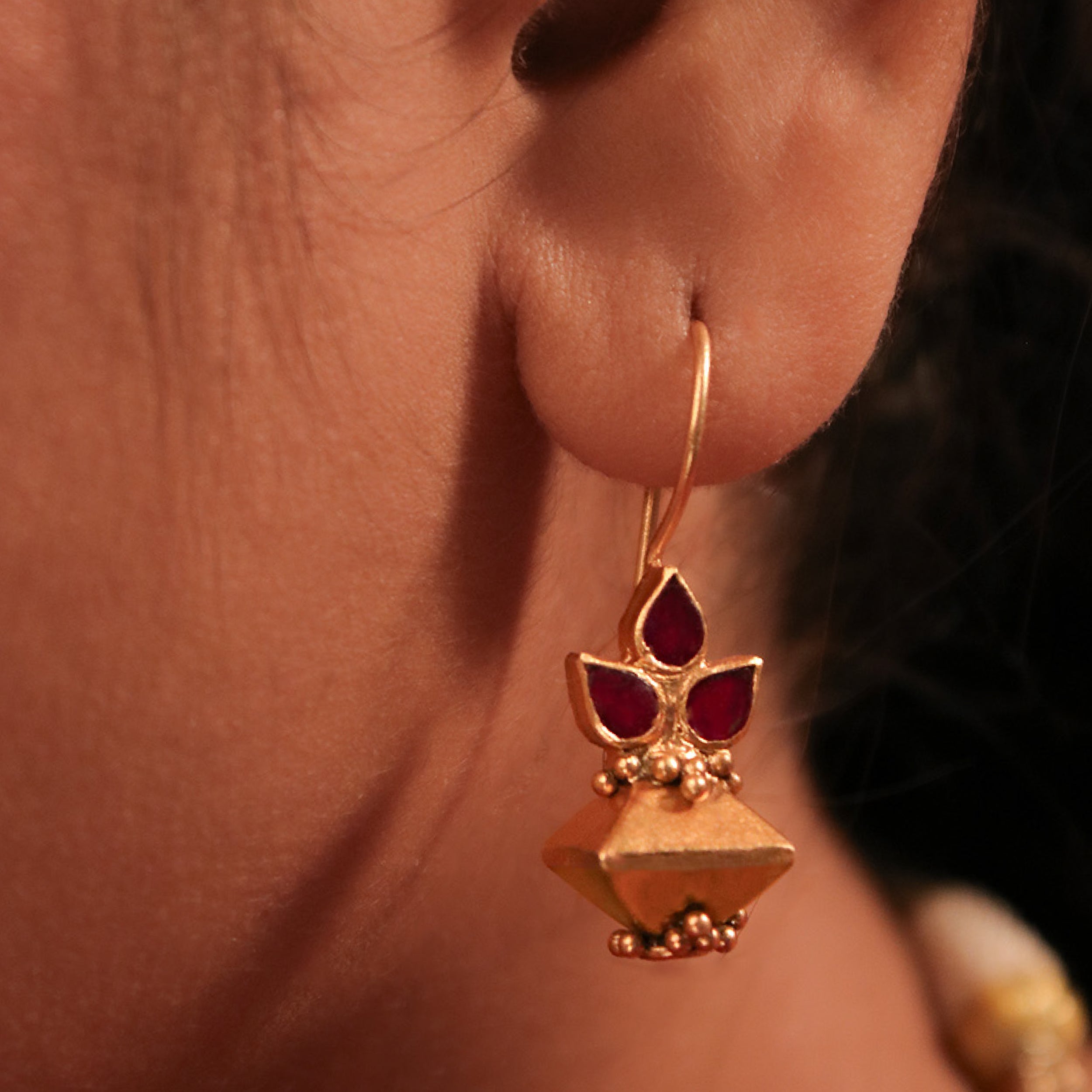Agni Silver Earring By MOHA