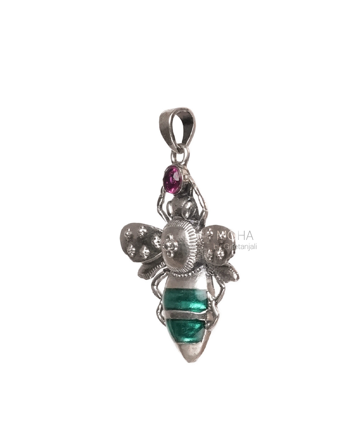 Madhu Silver Pendant by Moha (Only Pendant)