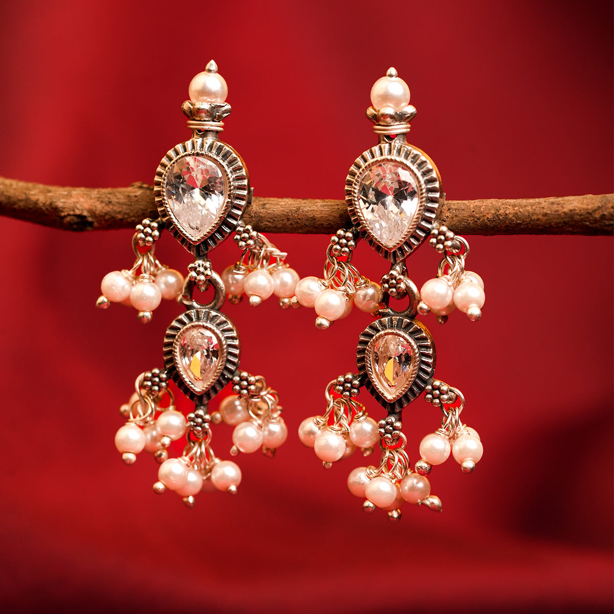 maharashtrian tanmani silver necklace white by moha