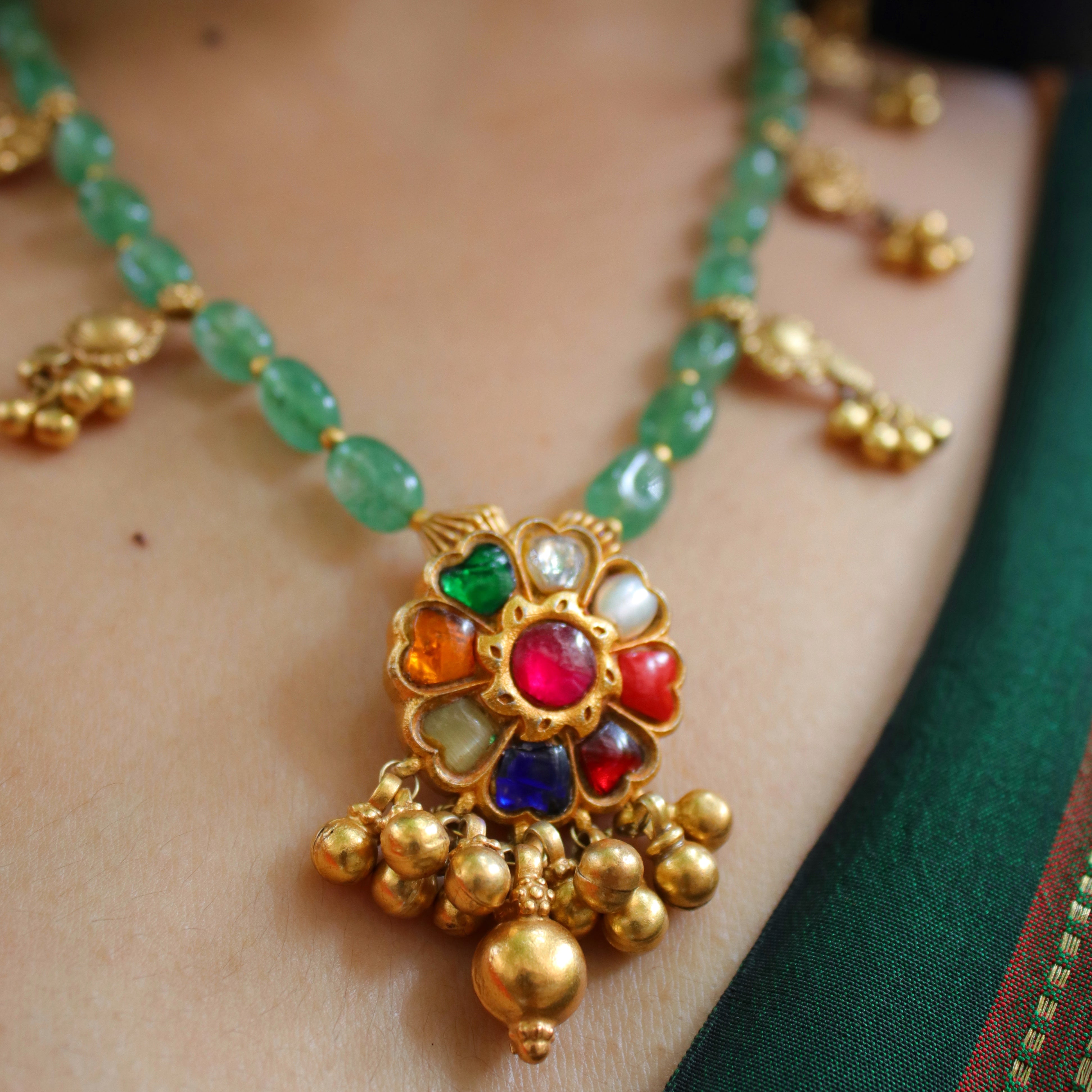 Maithili Silver Necklace by MOHA
