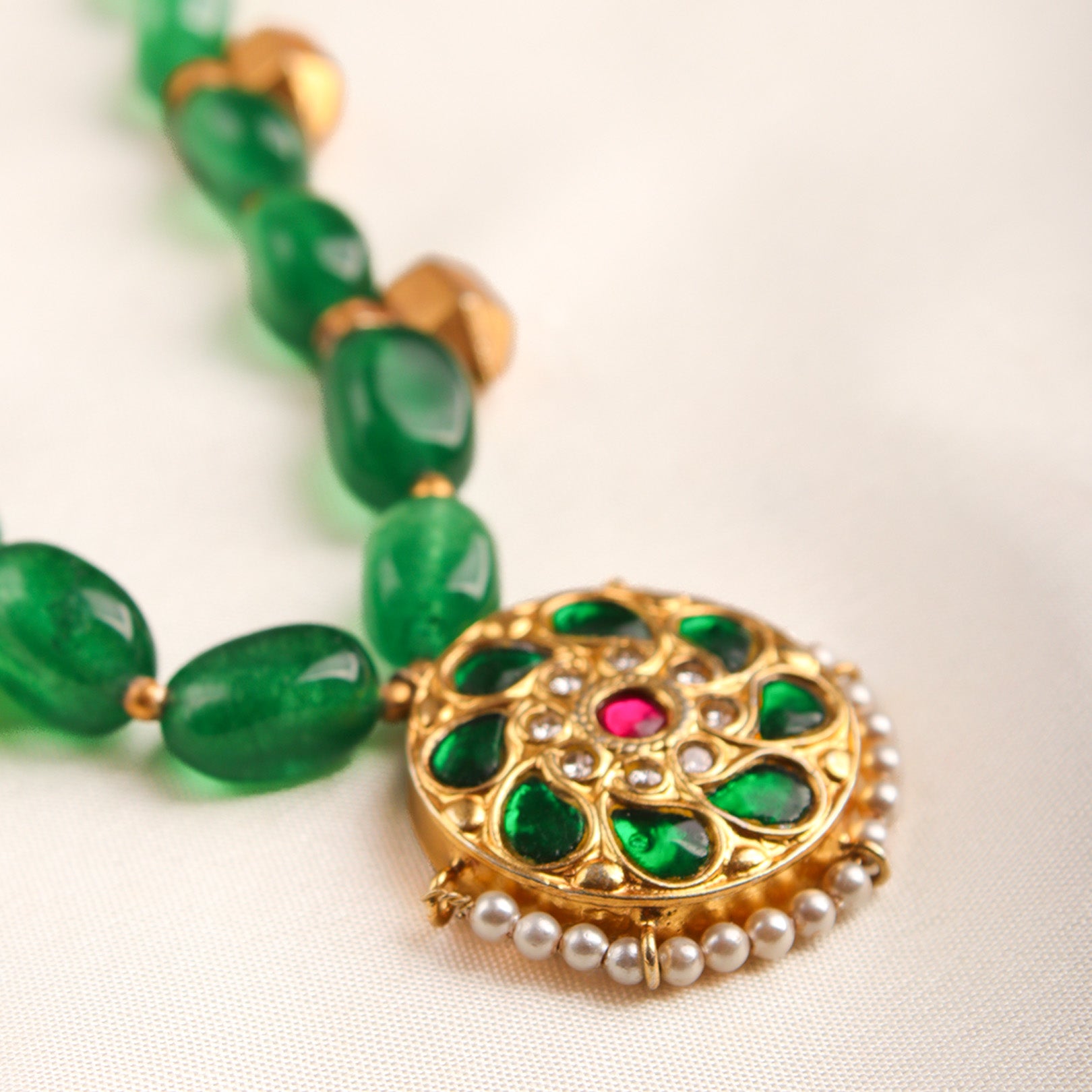 Malini Silver Necklace by MOHA