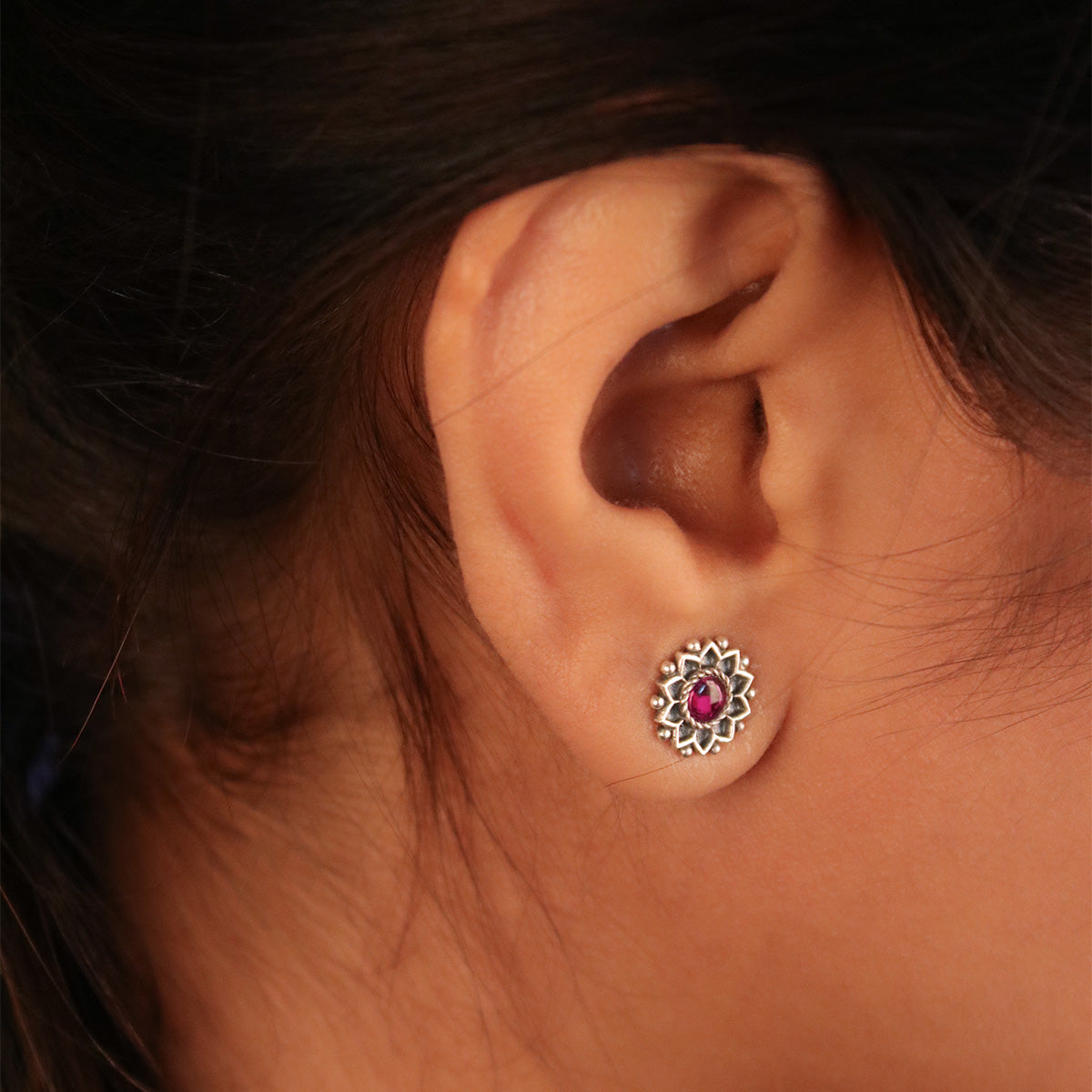 mallika silver earrings by moha