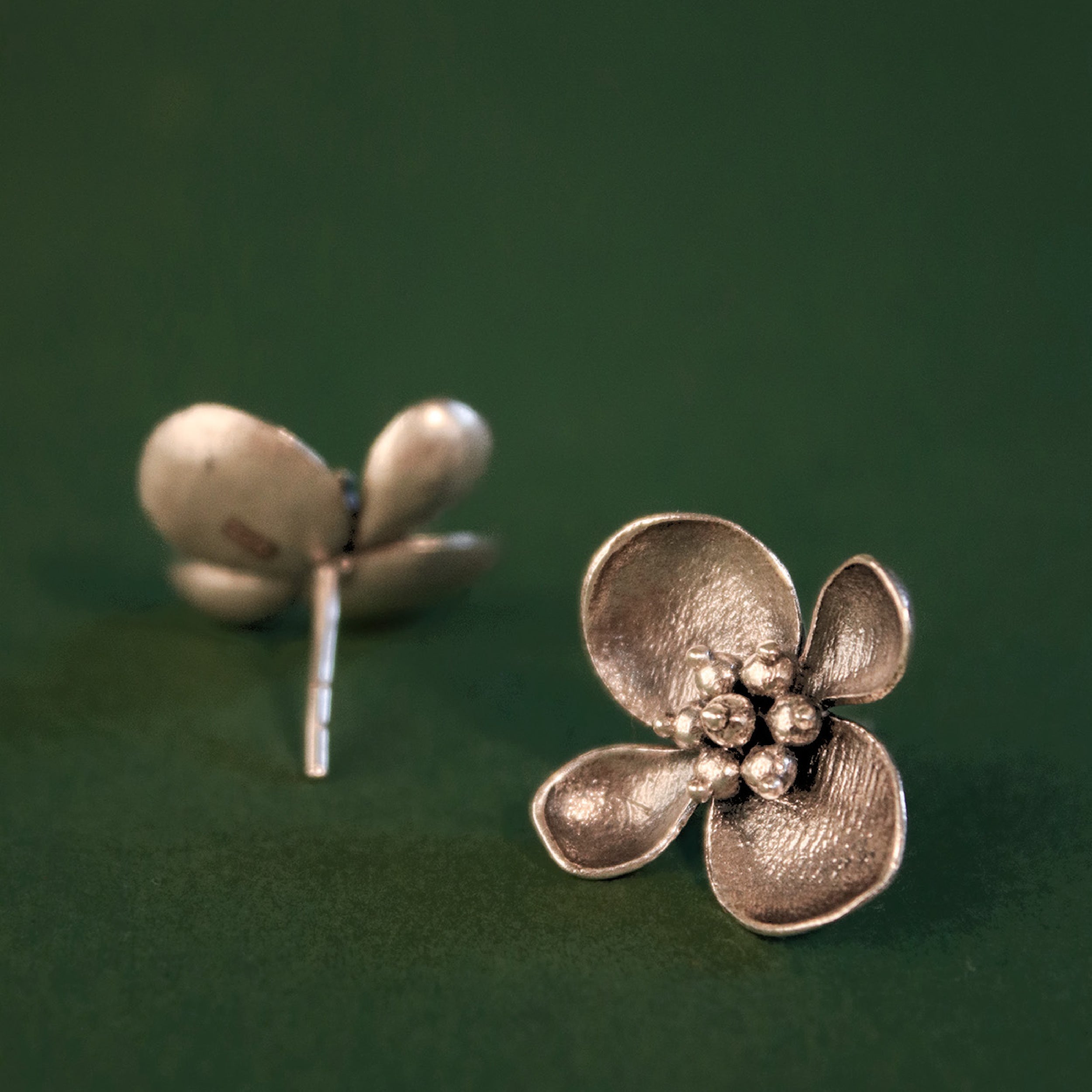 maya silver earrings by moha