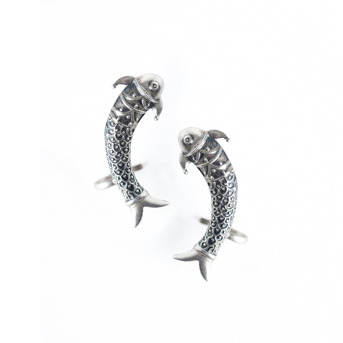 mermaid silver earcuffs by moha