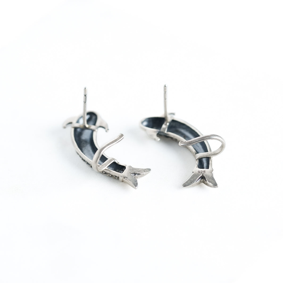 mermaid silver earcuffs by moha