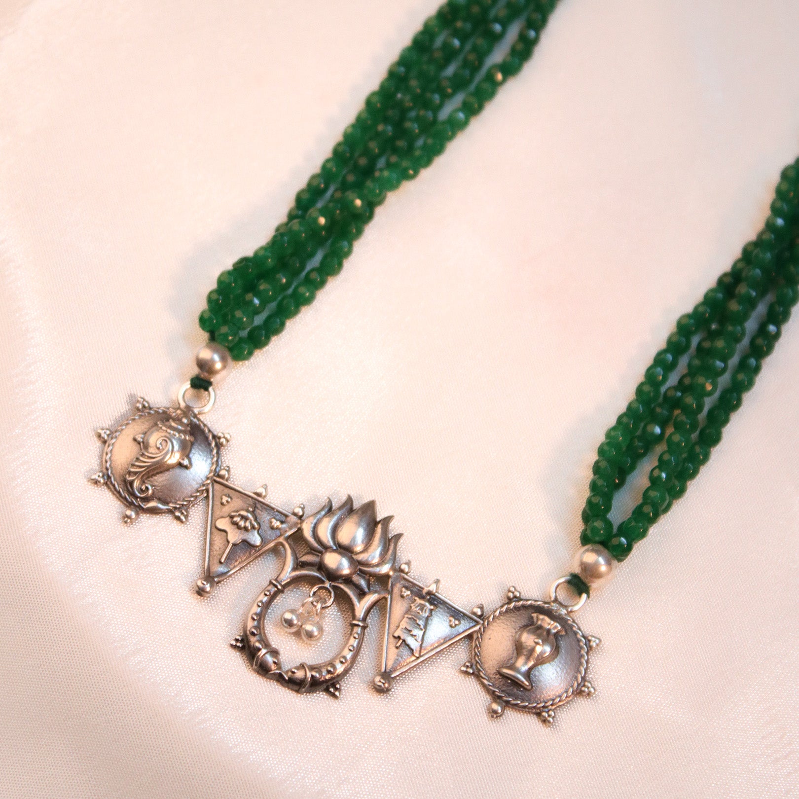 mihika silver necklace by moha