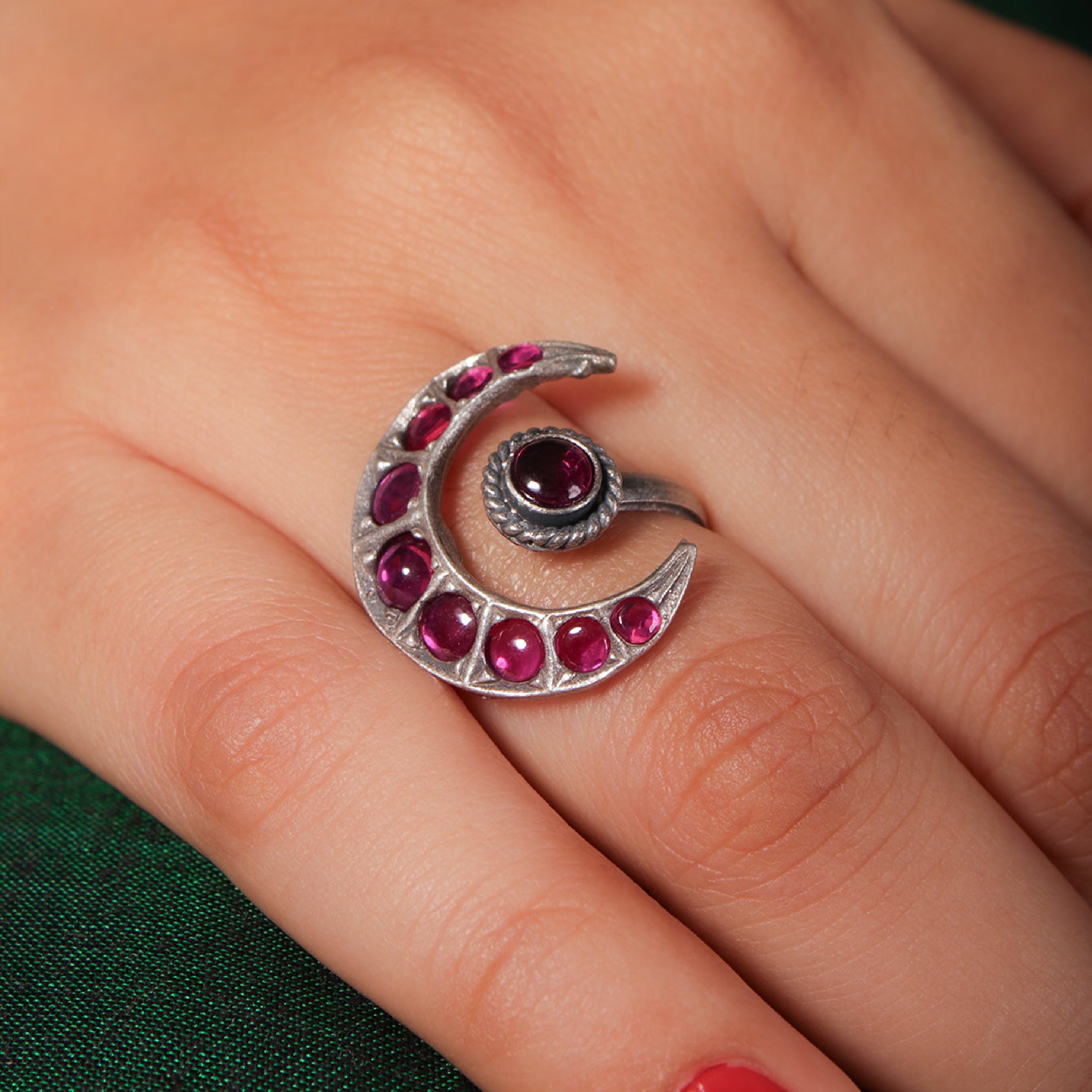 Chakor Silver Finger Ring by MOHA