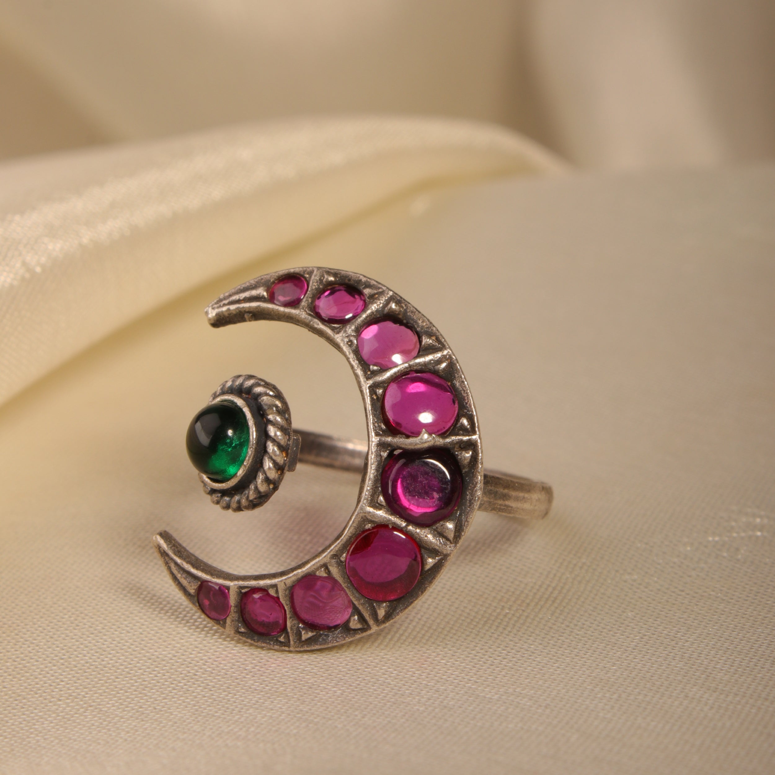 Chakor Silver Finger Ring by MOHA