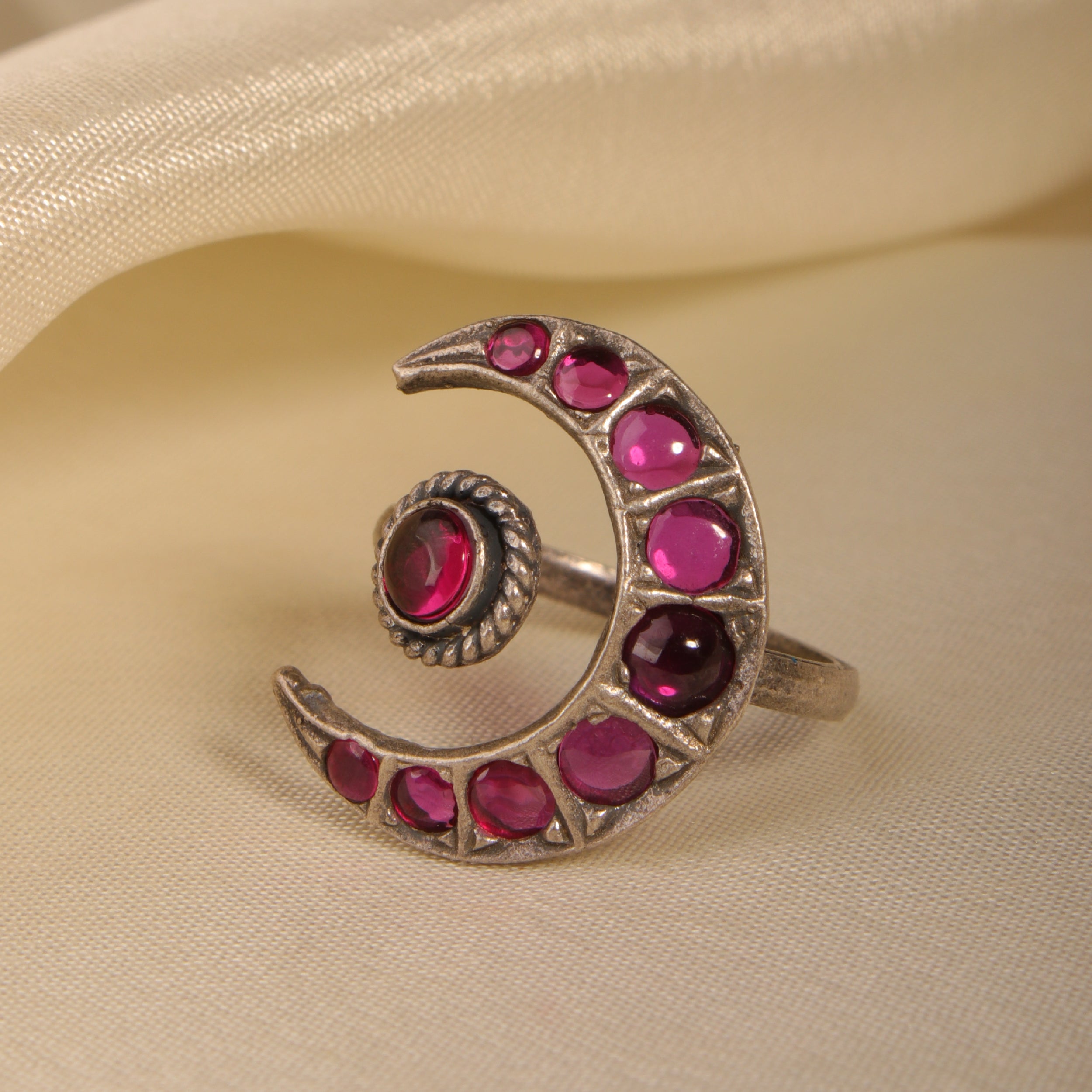 Chakor Silver Finger Ring by MOHA