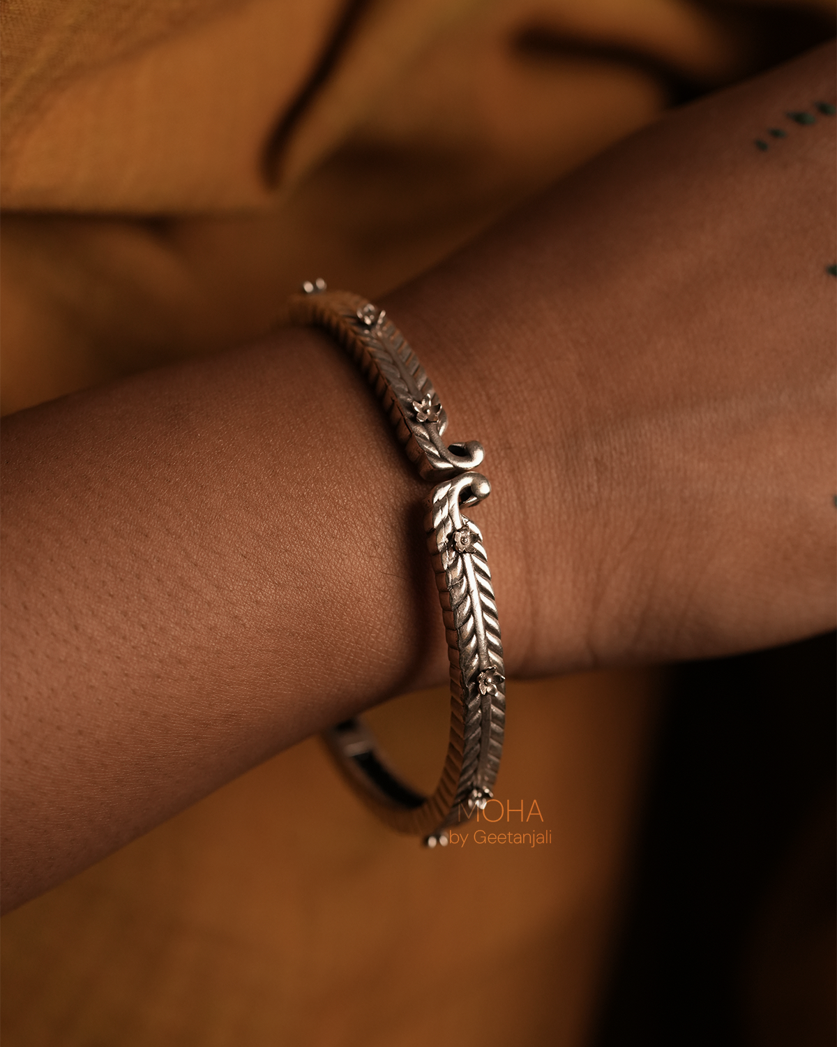 Mor Silver Bangle by MOHA