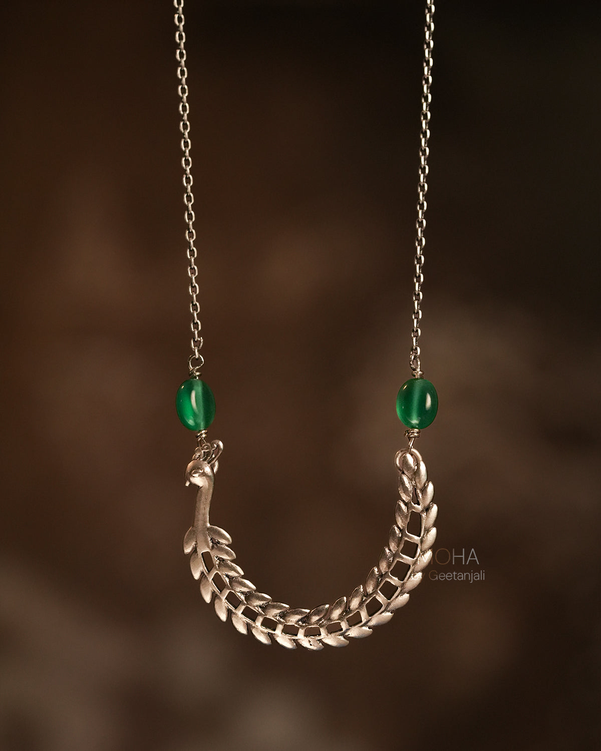 Mor Silver Pendant with chain by MOHA