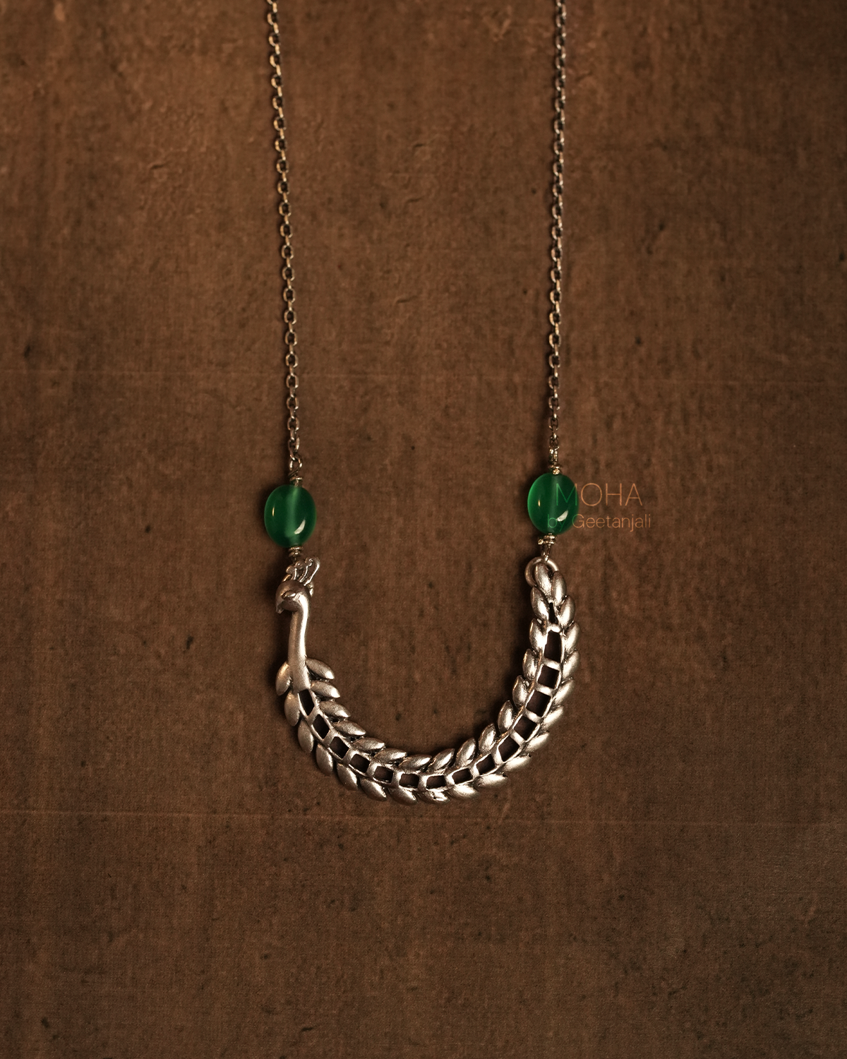 Mor Silver Pendant with chain by MOHA