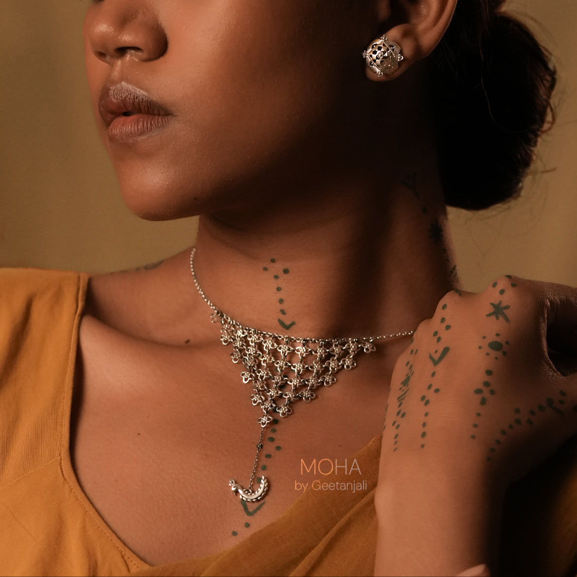 Mora Jal Silver Necklace by MOHA