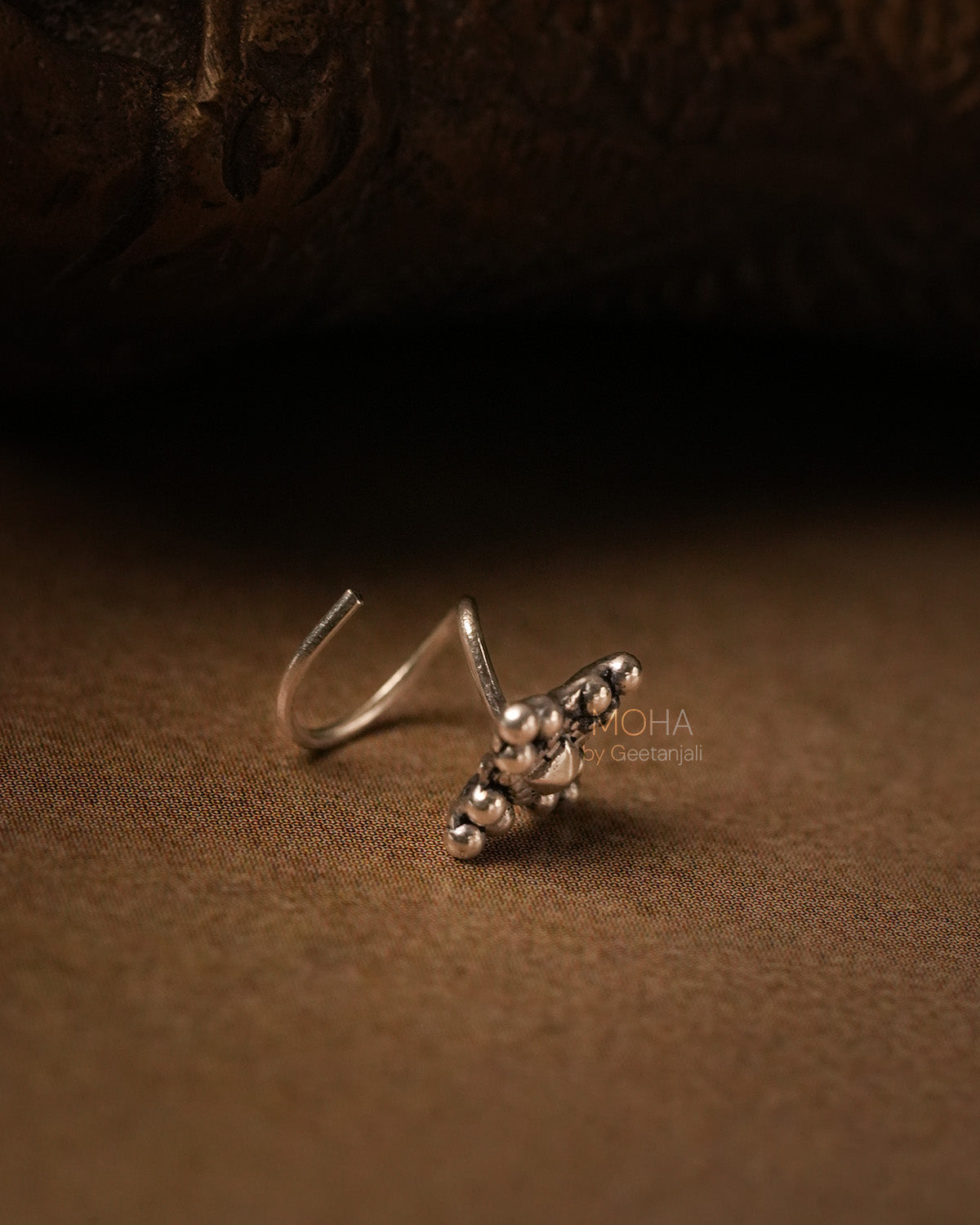 Nakshatra Silver Nosepin by MOHA