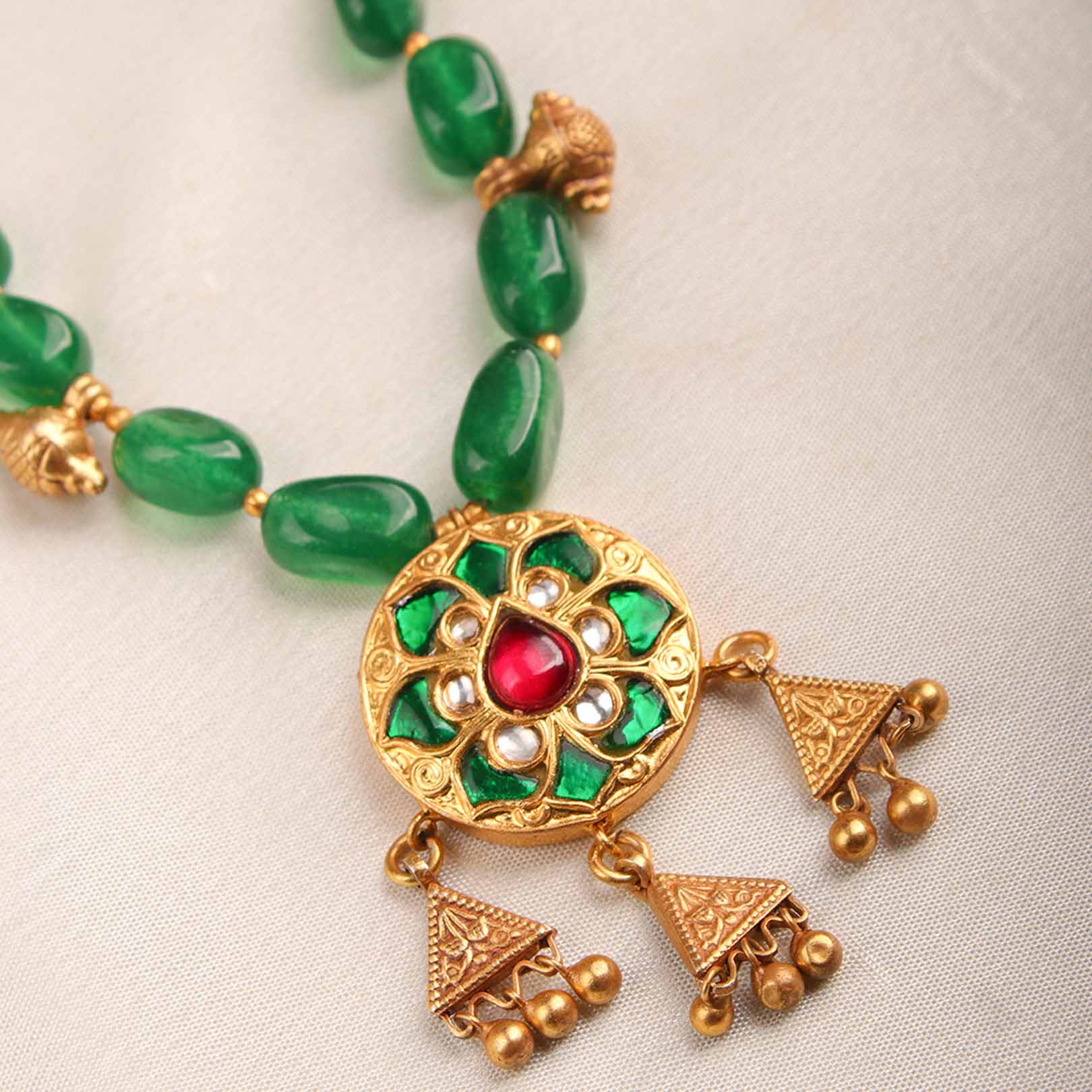 Nandini Silver Necklace by MOHA
