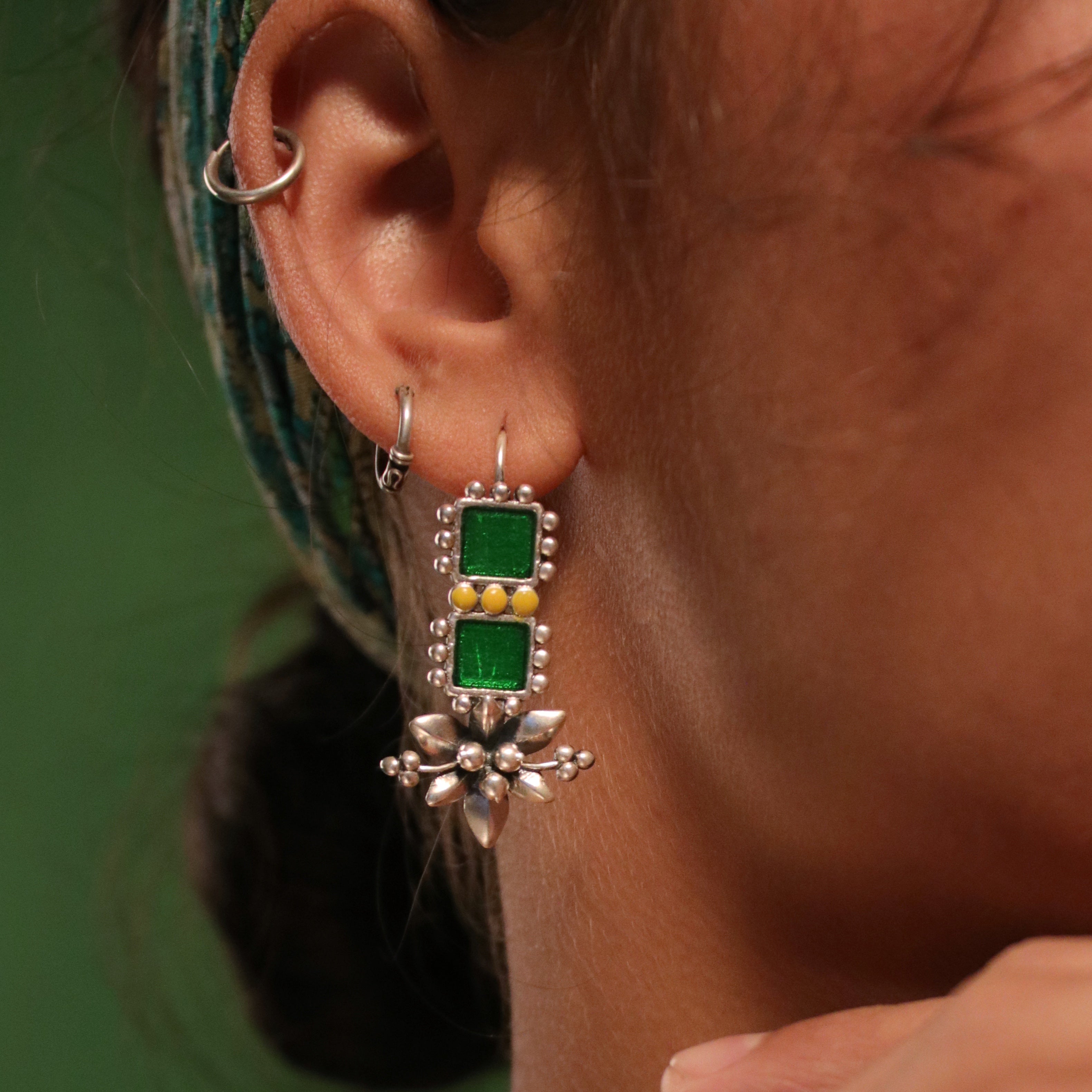 nargis zara silver earrings by moha
