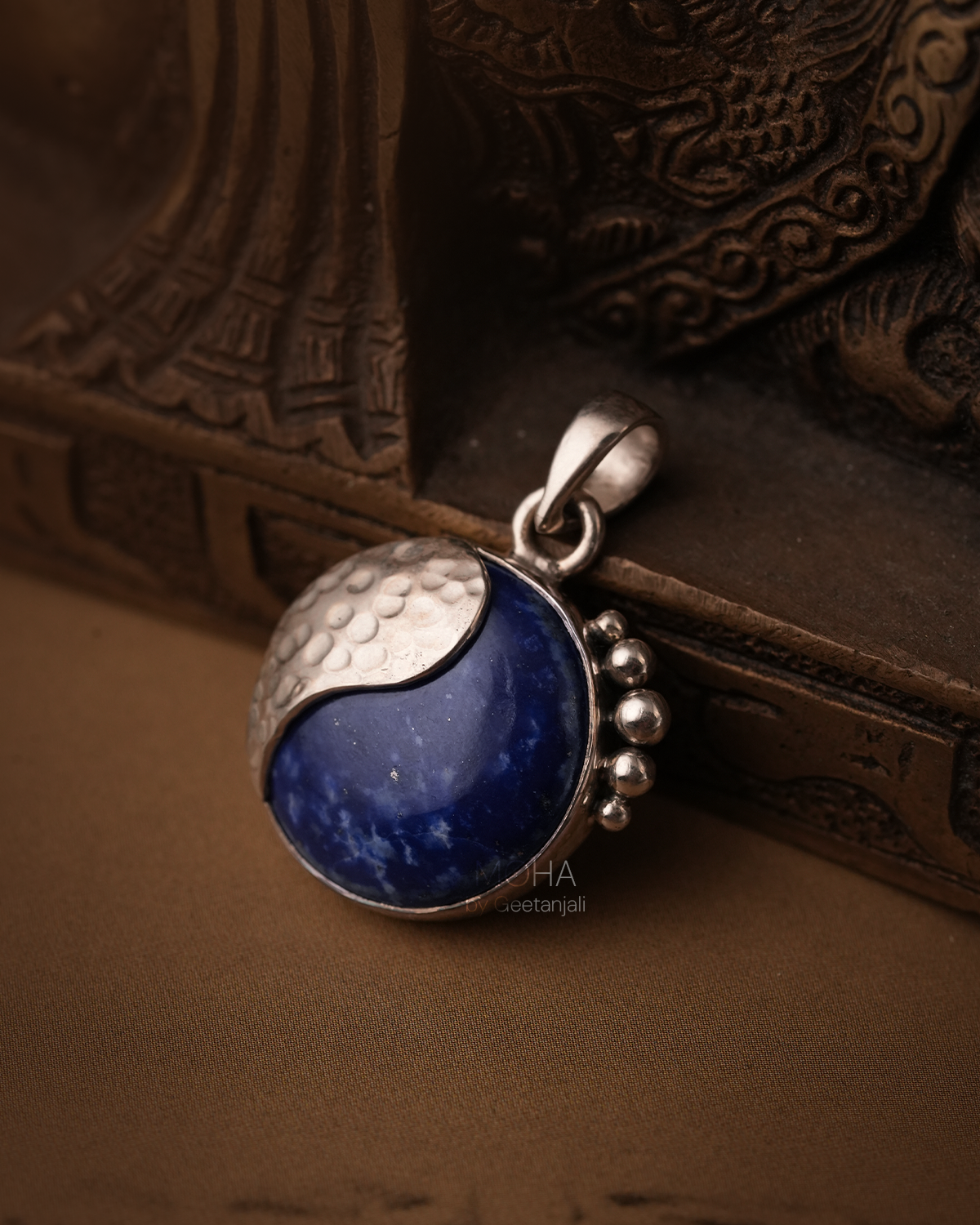 Neel Silver Pendant by Moha (Only Pendant)