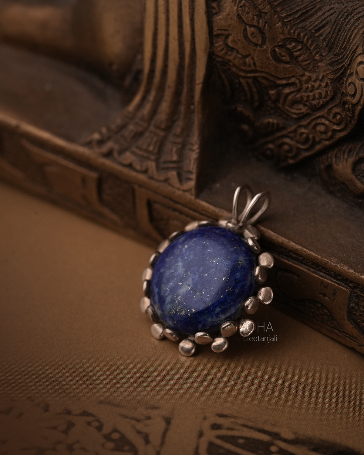 Neel Tara Silver Pendant by Moha (Only Pendant)