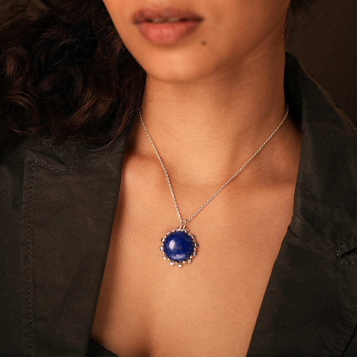 Neel Tara Silver Pendant by Moha (Only Pendant)