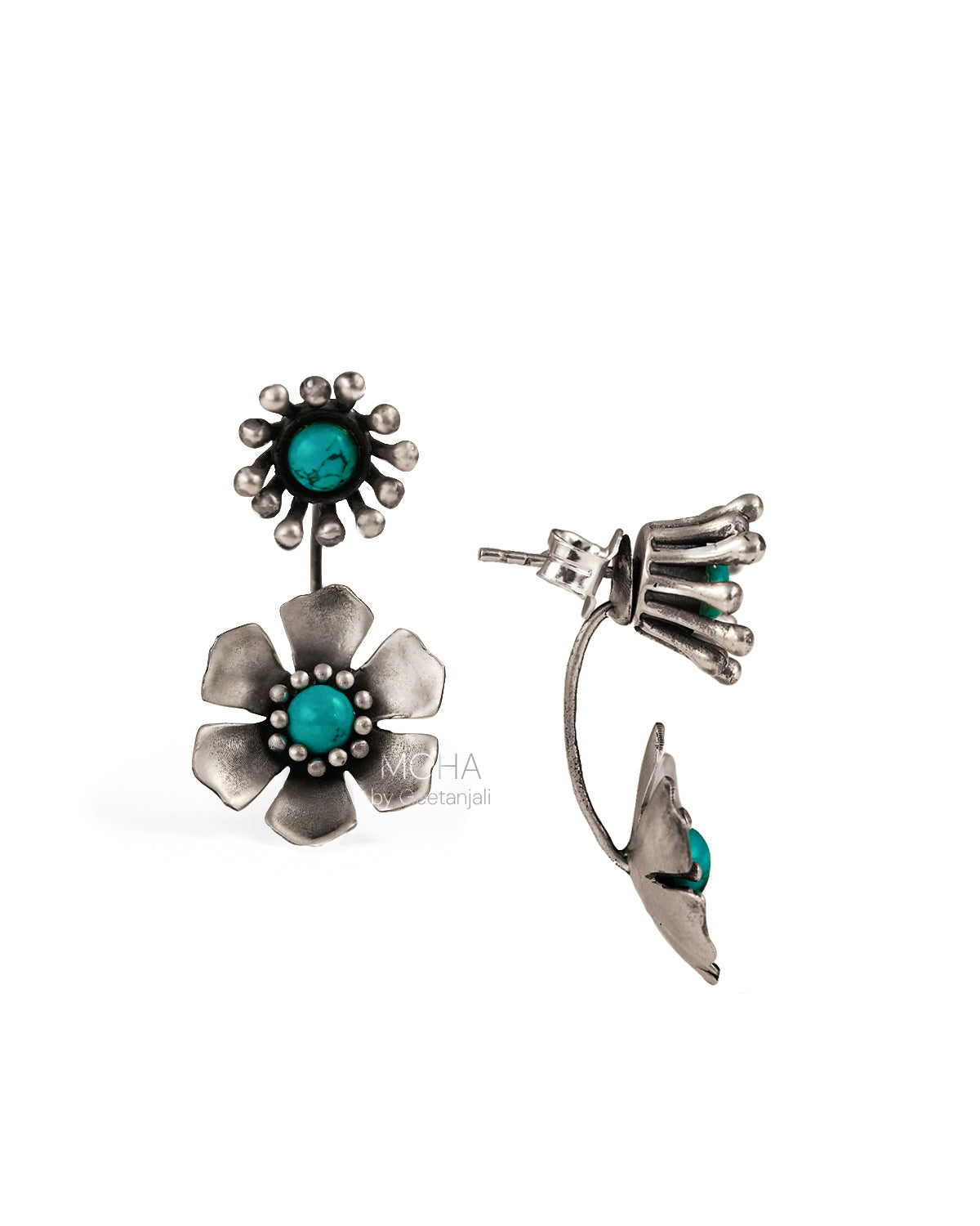 Neelima Silver Earrings by MOHA