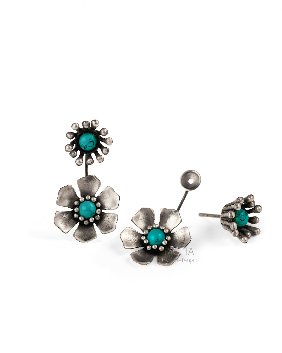 Neelima Silver Earrings by MOHA