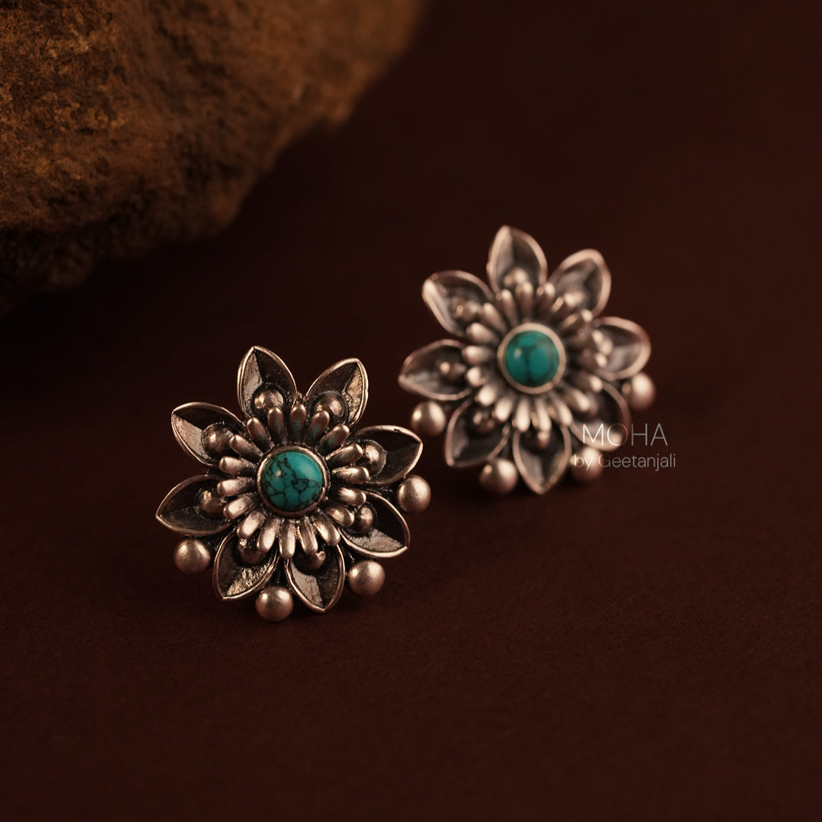 Neetu Silver Earrings by MOHA