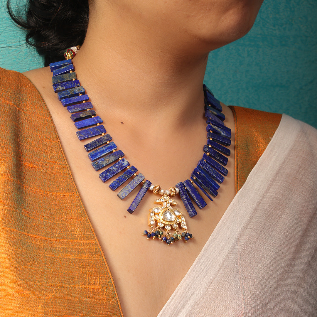 Neeva Silver Necklace By MOHA