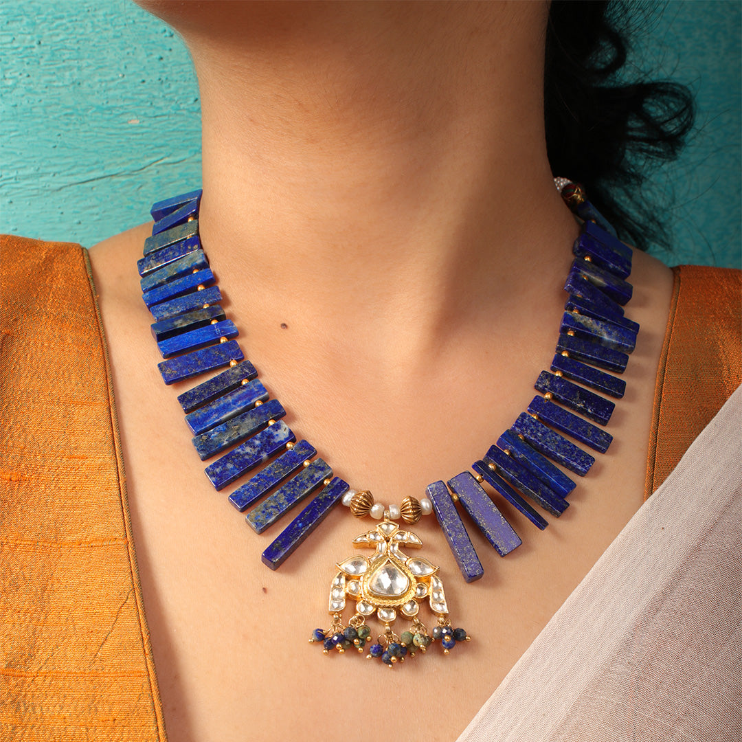 Neeva Silver Necklace By MOHA