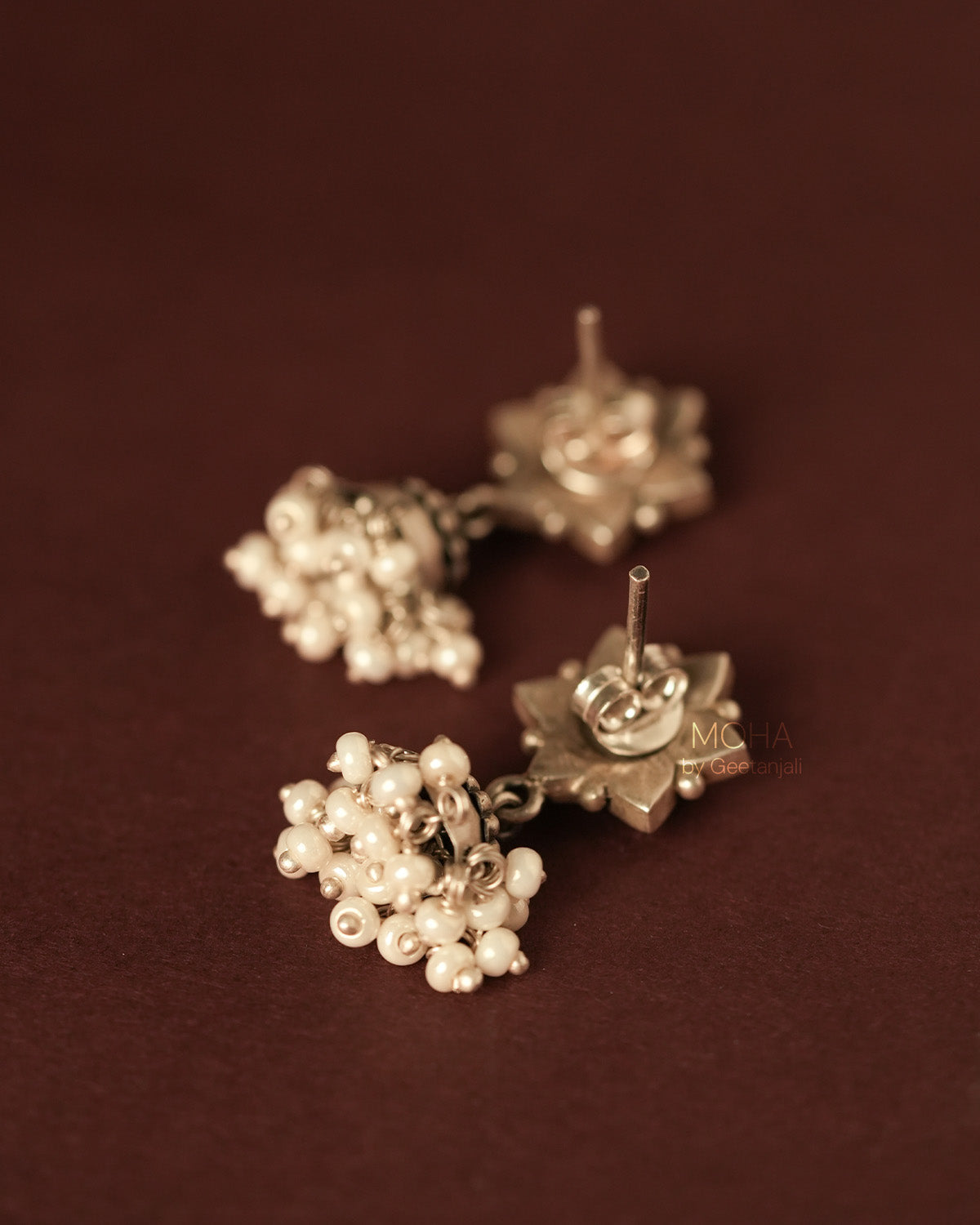 Shobha Silver Earrings by MOHA