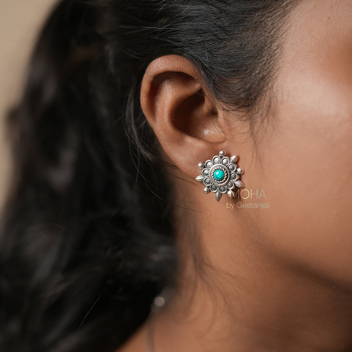 Nisha Silver Earrings by MOHA