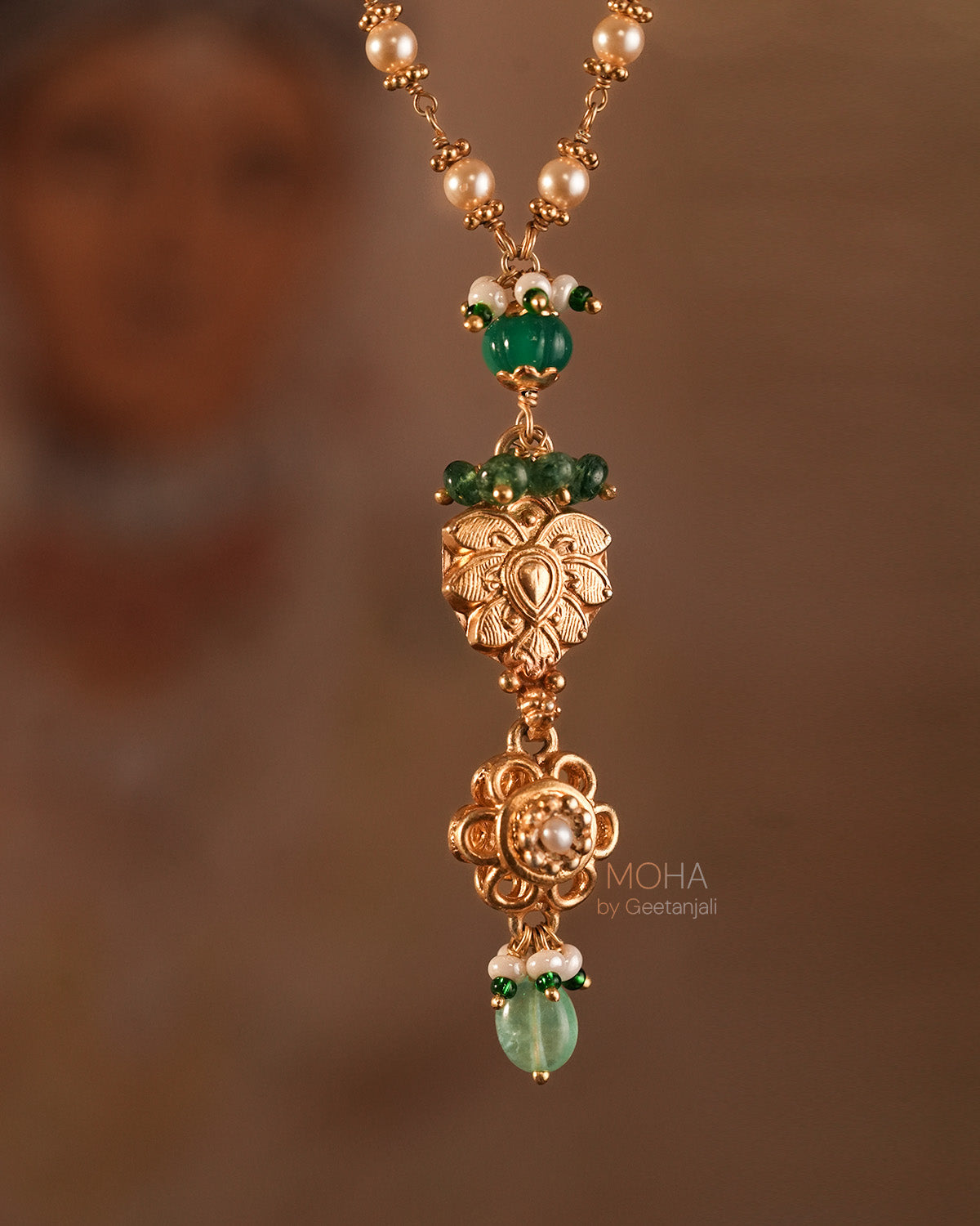 Omara Silver Pendant with Chain by MOHA