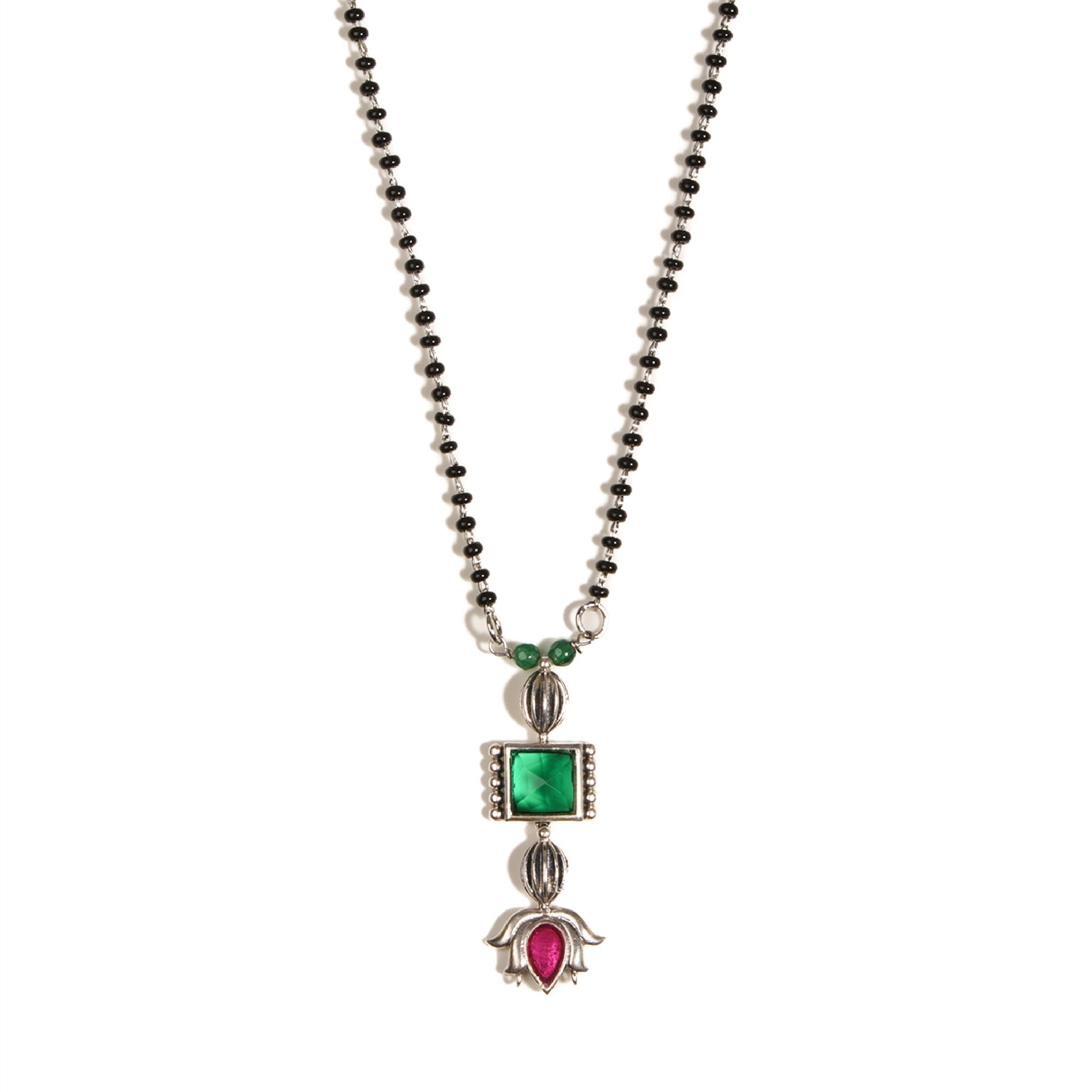 padmini silver mangalsutra by moha