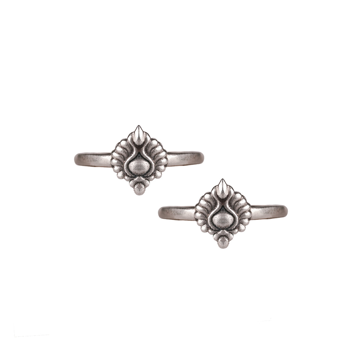 Pankhudi Silver Toe Rings by MOHA