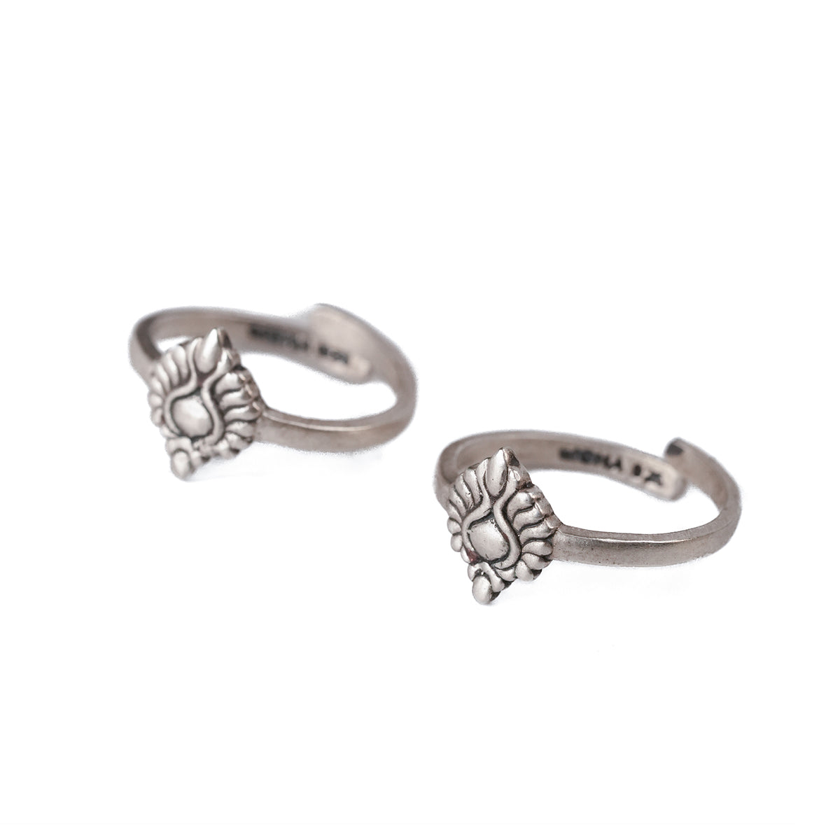 Pankhudi Silver Toe Rings by MOHA