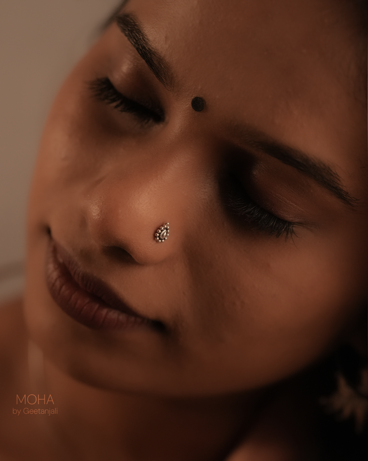 Panna Silver Nosepin by MOHA