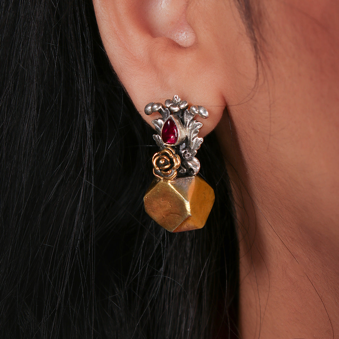 Parnika Silver Earrings By MOHA