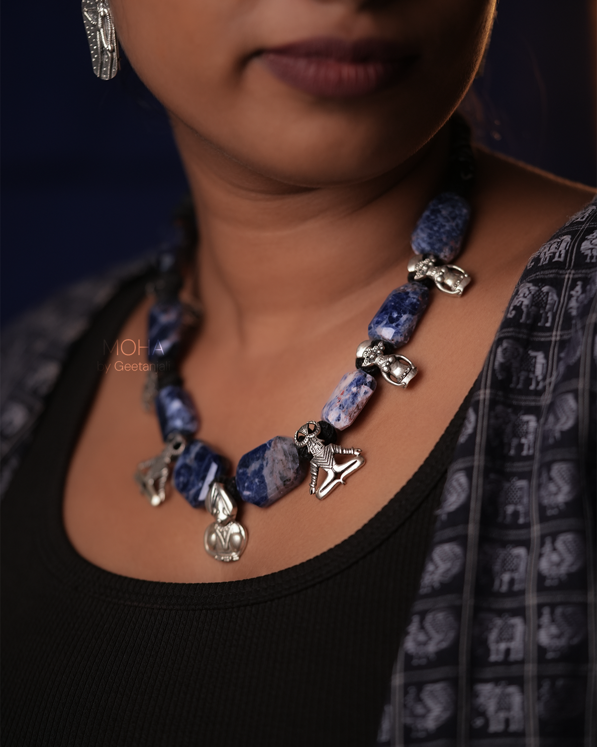 Pashupati Silver Necklace By Moha